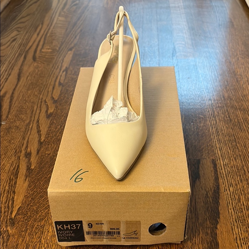 Le Chateau Ivory Heels